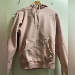 Pink Glossier Hoodie size Small